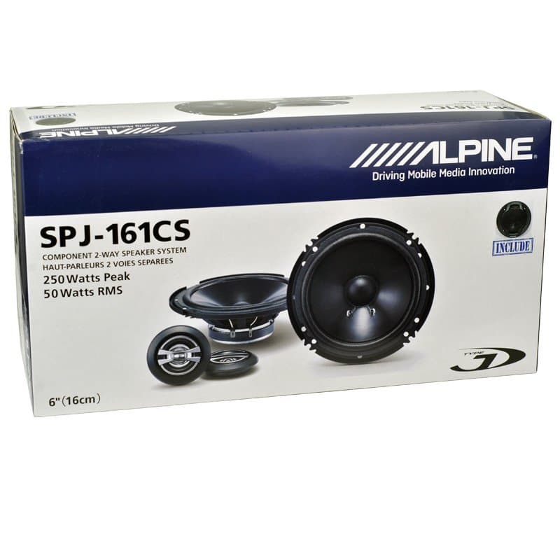 Spj-161Cs 125 Watt Wired Speaker (Black)