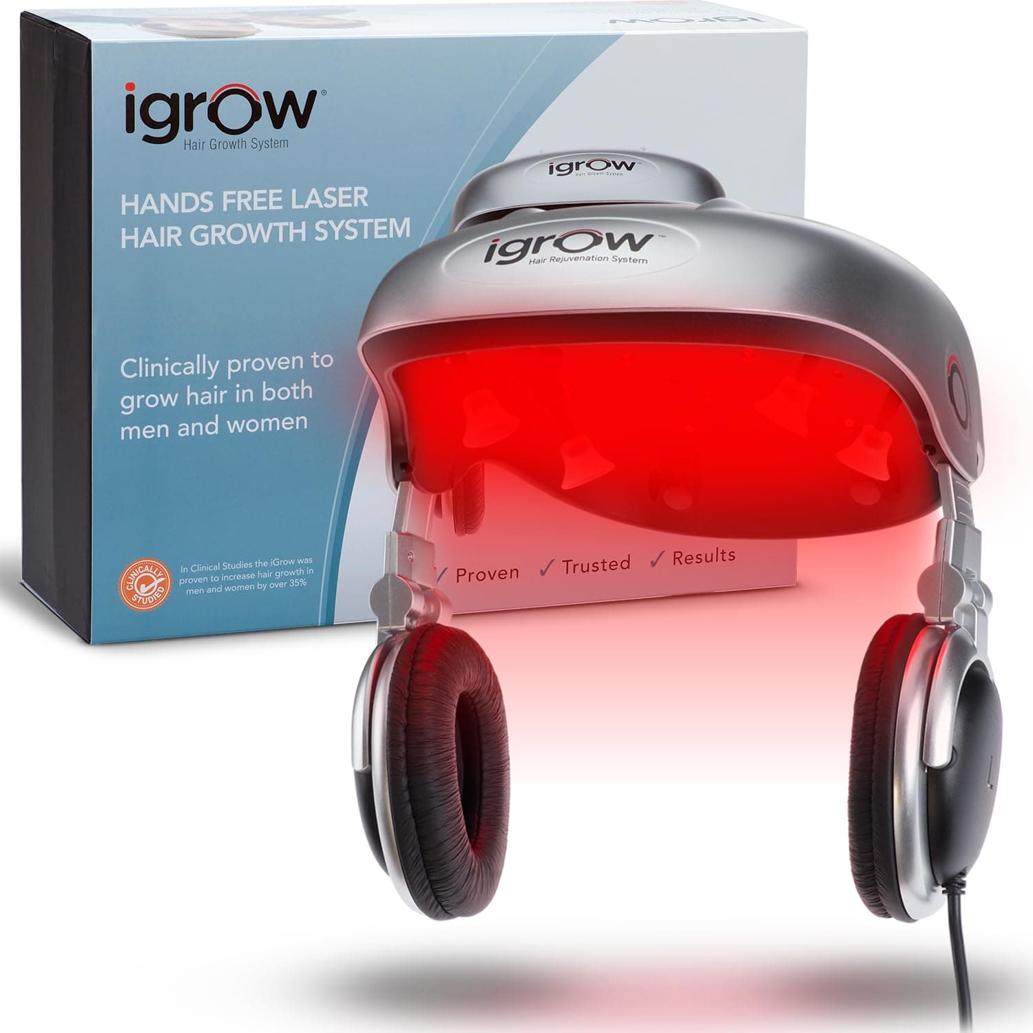 ORIGINAL IMPORTED UNIT FROM M/S STUFF N STYLE: iGrow Hair Rejuvenation System - Revolutionary Non-Surgical Way to ReGrow Hair.