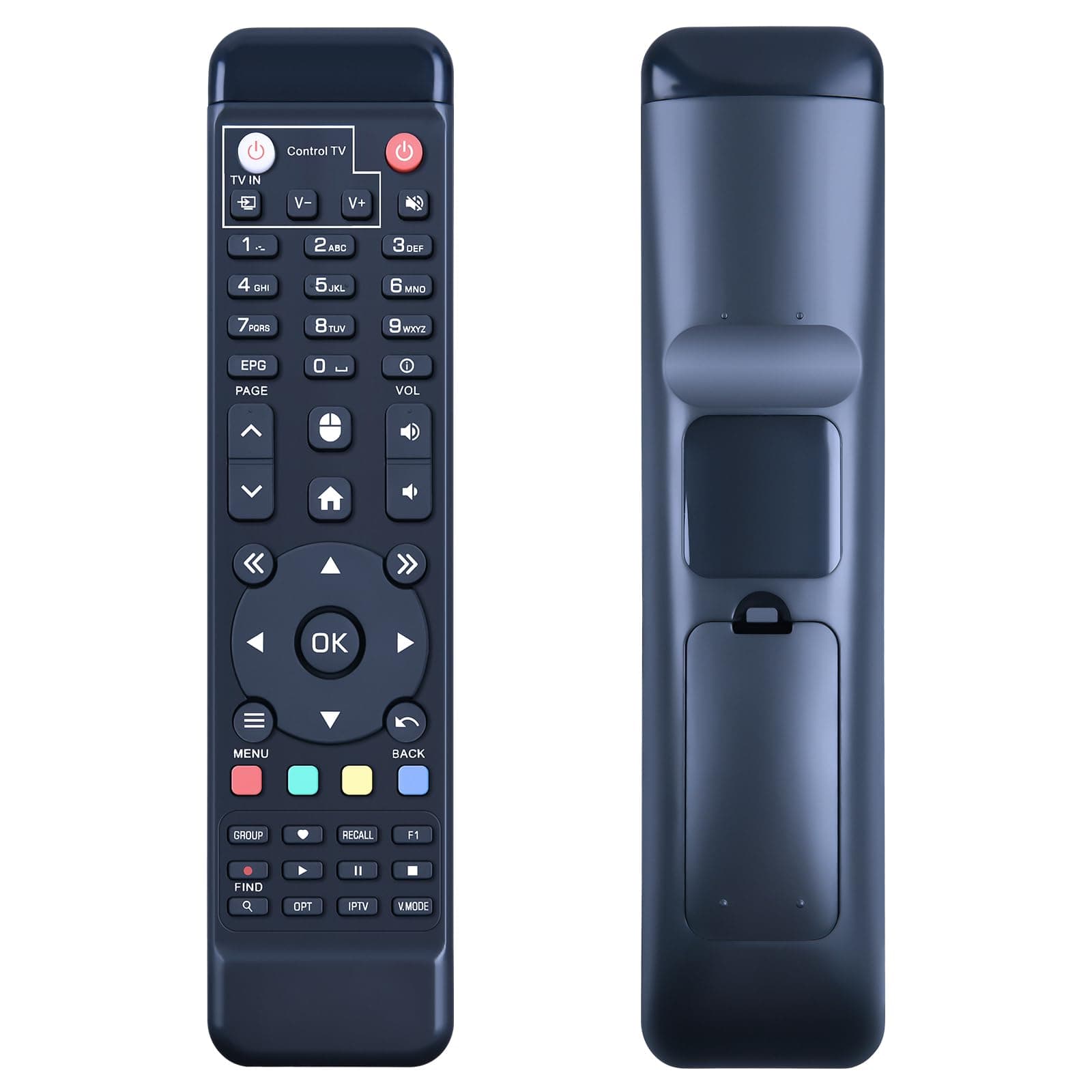 Remote Control Replaced for AMIKO Receiver, Compatible with A4 A5 A6 A6N A6N MAX A9 LX800 Zero One A5M One 5G