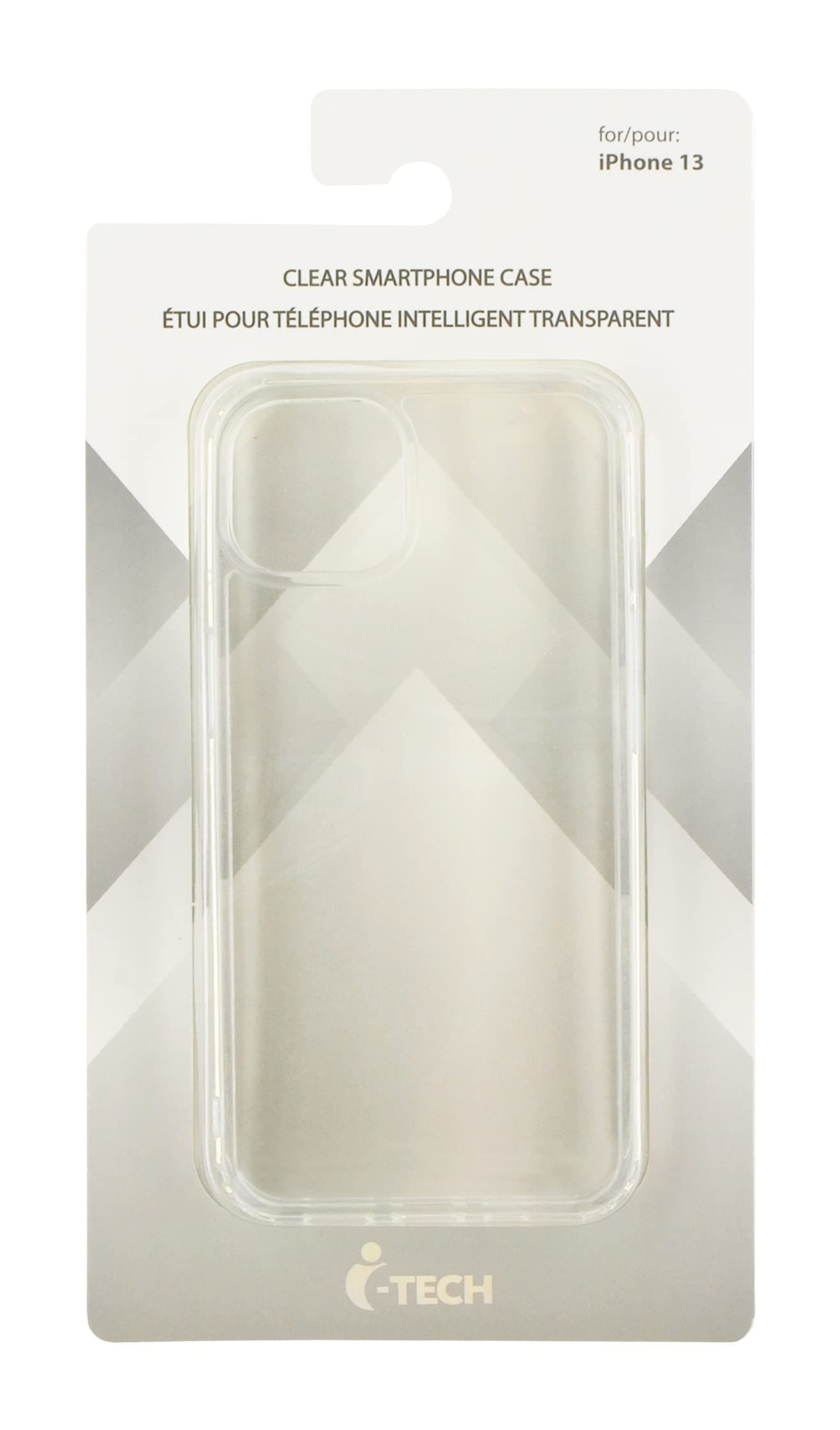 i-Tech Compatible with iPhone 13, Clear Smartphone Case