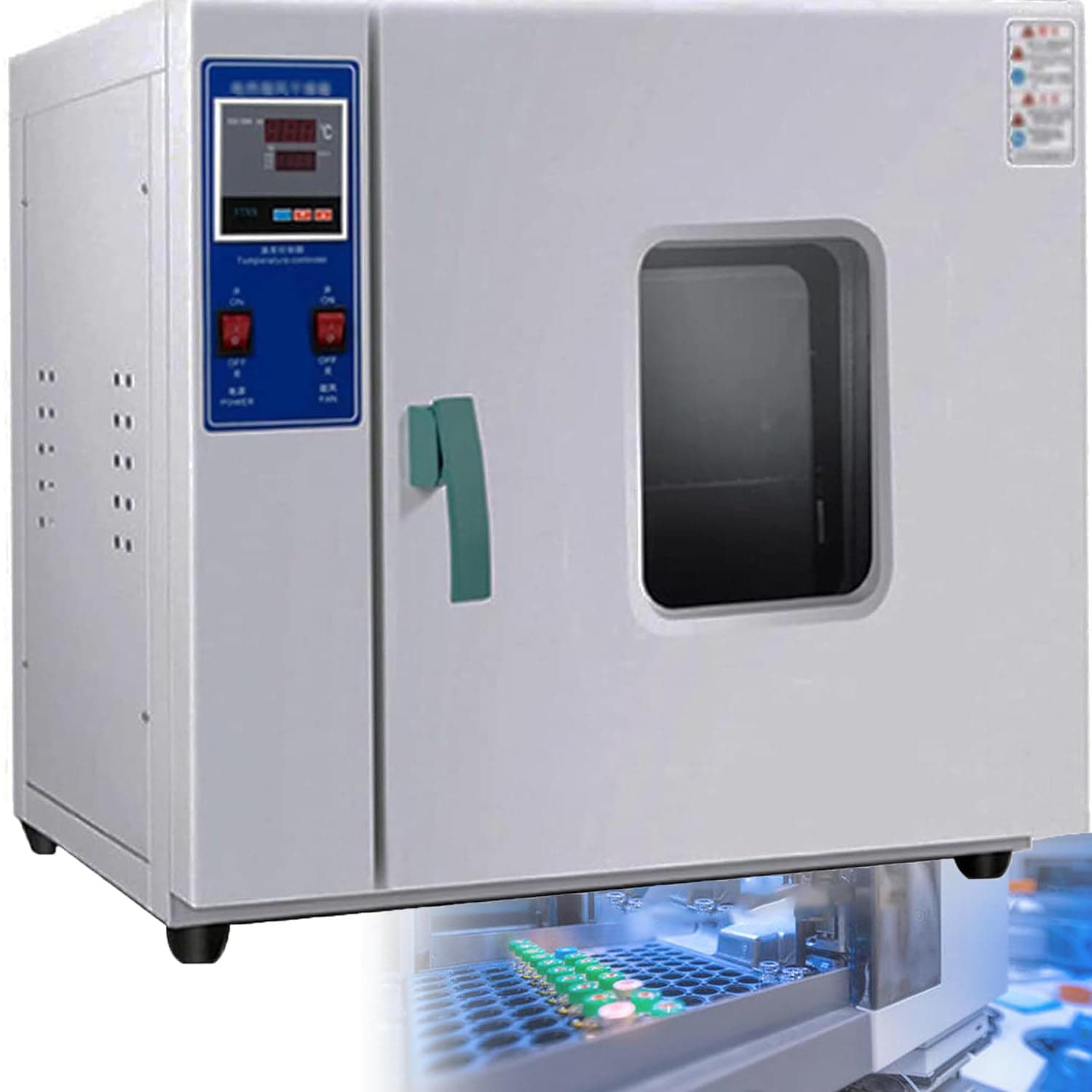 Constant Temperature Blast Drying Oven for Laboratory/Industrial,Lab Forced Air Convection Drying Oven with Intelligent Digital Display Temperature Controller,Lab Thermostatic Incubator Oven,136L