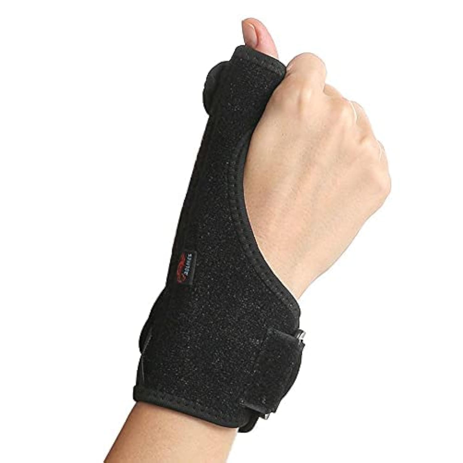 Thumb Splint Support Brace, Thumb Stabilizer Built with Wrist Strap， Stabilizing Thumb and Wrist, Pain Relief from Arthritis, Sprains, Strains (Left)