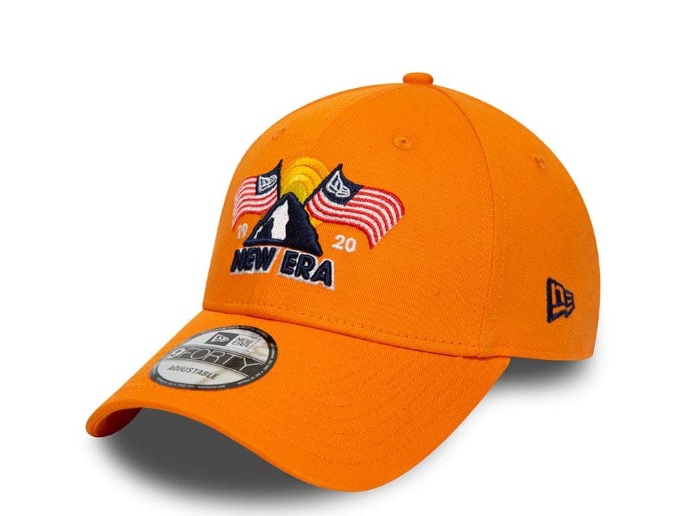 New EraNe USA Patch 940 Org Cap, Orange, One Size