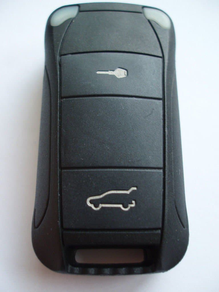 REPLACEMENT 2 BUTTON FLIP KEY CASE FOR PORSCHE CAYENNE REMOTE FLIP KEY