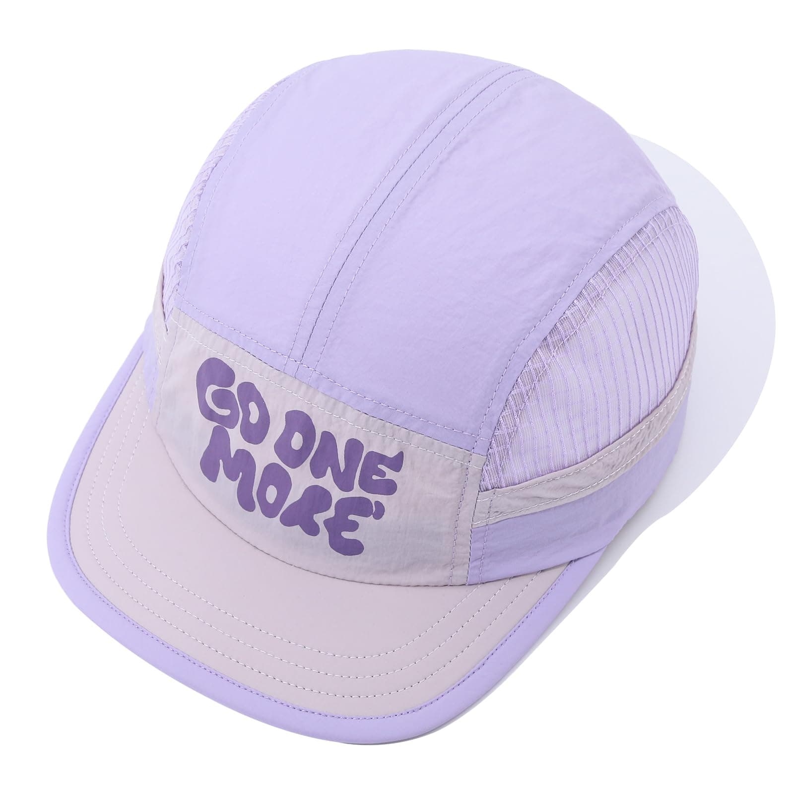 Mesh 5 Panel Baseball Cap Summer Short Brim Hats for Men Women Breathable Lightweight Dad Hat Umpire Cadet Cap