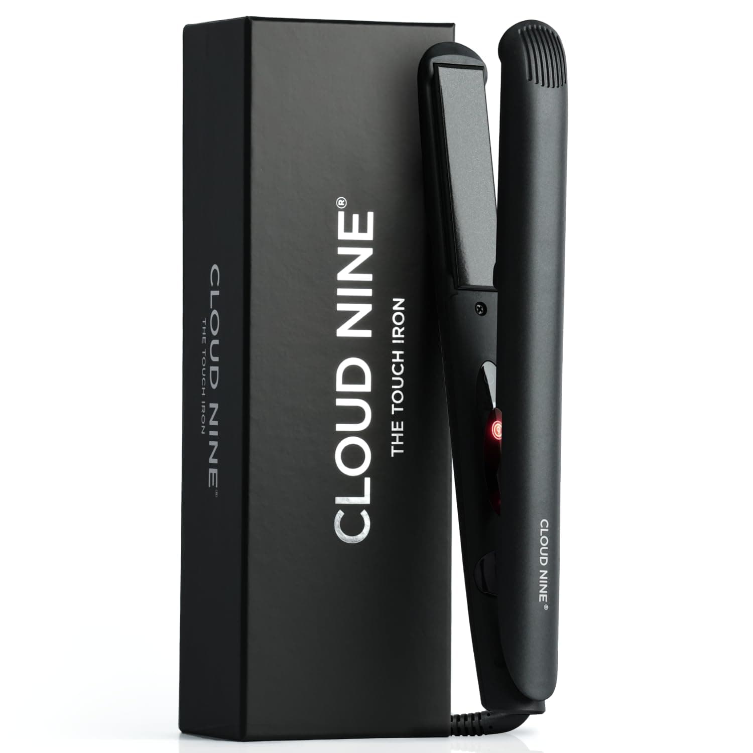 – CLOUD NINE The Touch Iron Hair Straightener | Variable Temperature Control Quick Heat Touch Technology Sericite Infused Plates Spring Flex Styling | Perfect for Smooth Sleek Results
