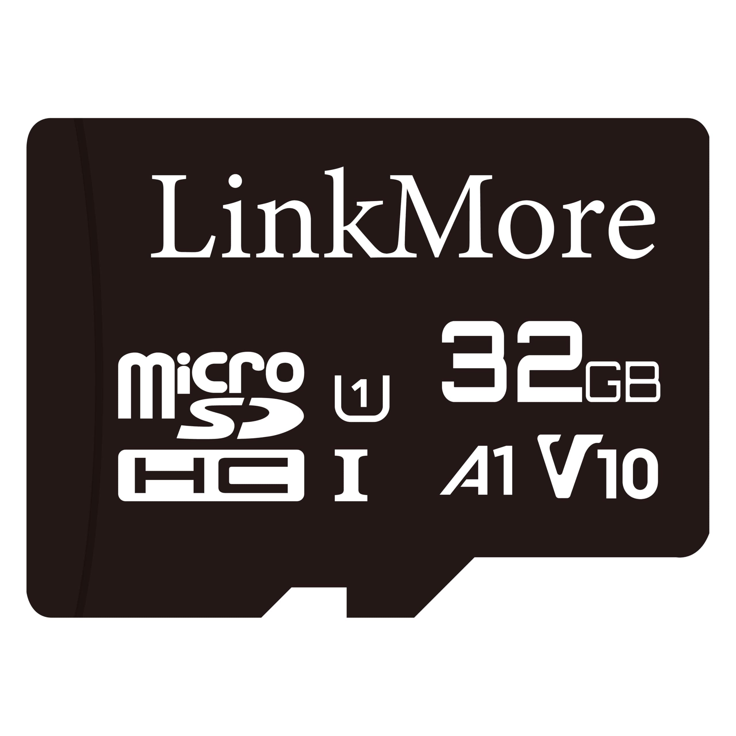 LinkMore XV11 32GB MicroSD Flash Memory Card, Micro SDHC Card, A1, UHS-I, U1, V10, Class 10 Compatible, Read Speed Up to 90 MB/s, SD Adapter Included