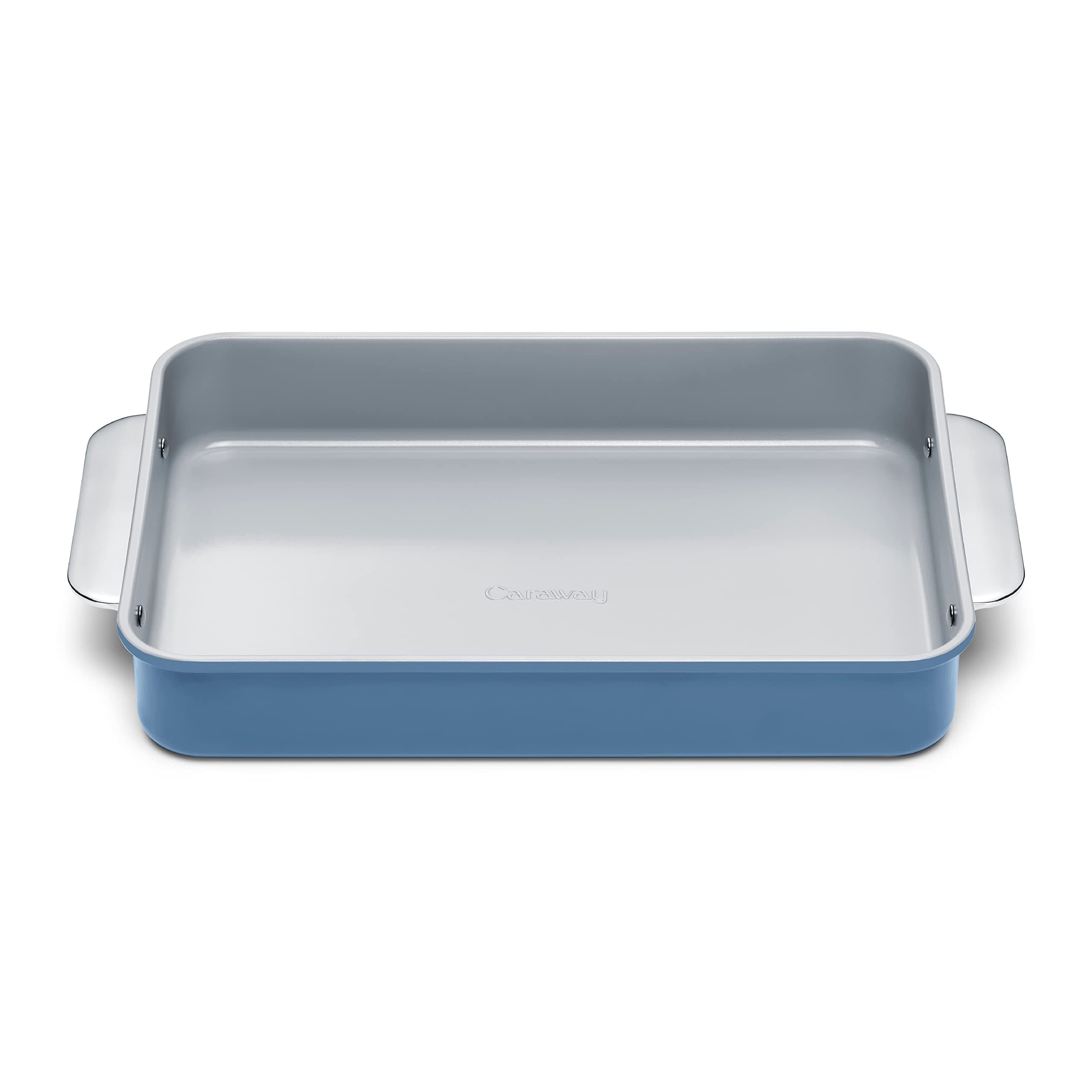 - Non-Stick Ceramic 9”x13” Rectangle Pan - Naturally Slick Ceramic Coating - Non-Toxic, PTFE & PFOA Free - Perfect for Brownies, Lasagnas, and More - Slate