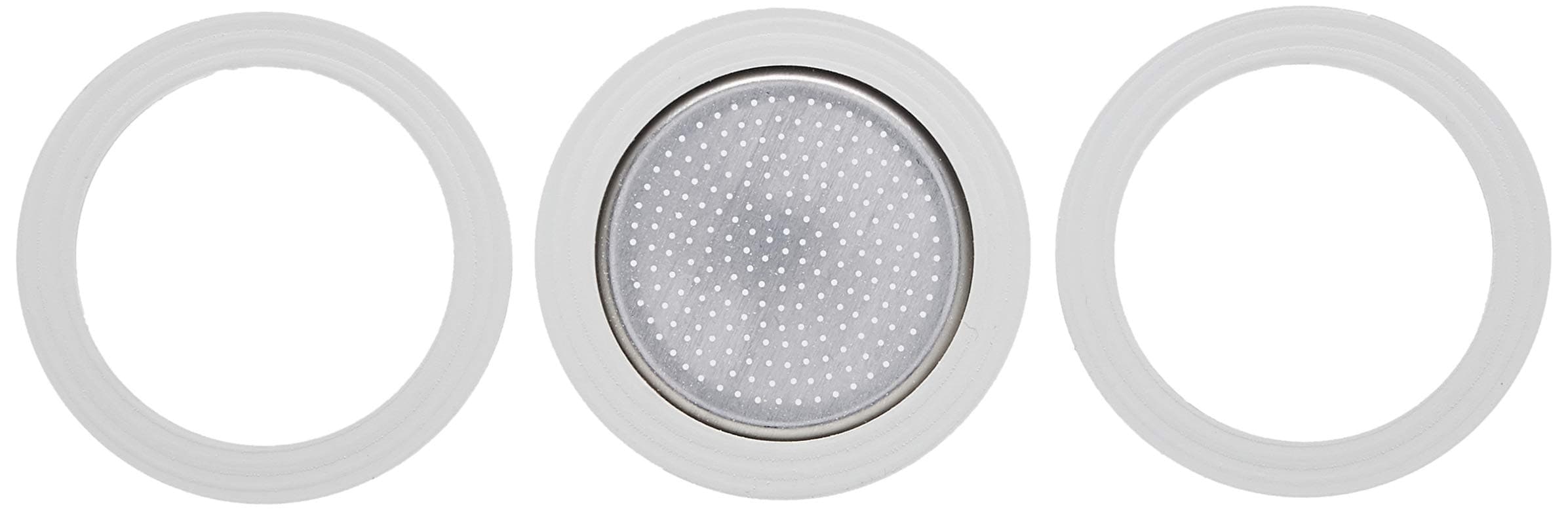 Bialetti 3 gaskets + 1 Plate 1 Cup