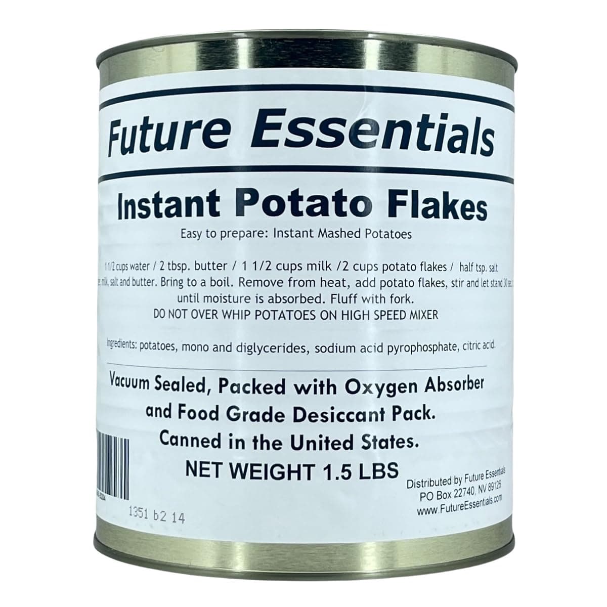 Future Essentials Dehydrated Instant Potato Flakes (1.5 lbs)