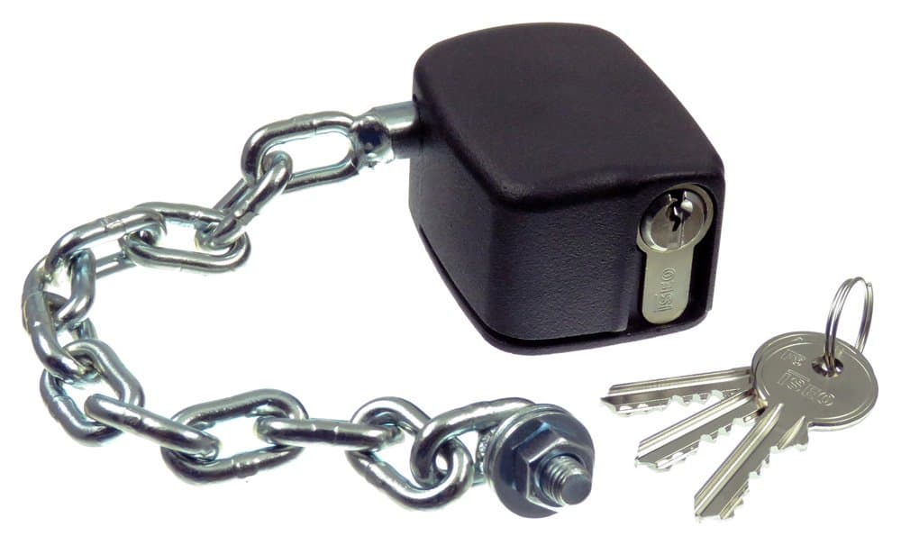 Seccaro wheelie bin lock, incl. cylinder.