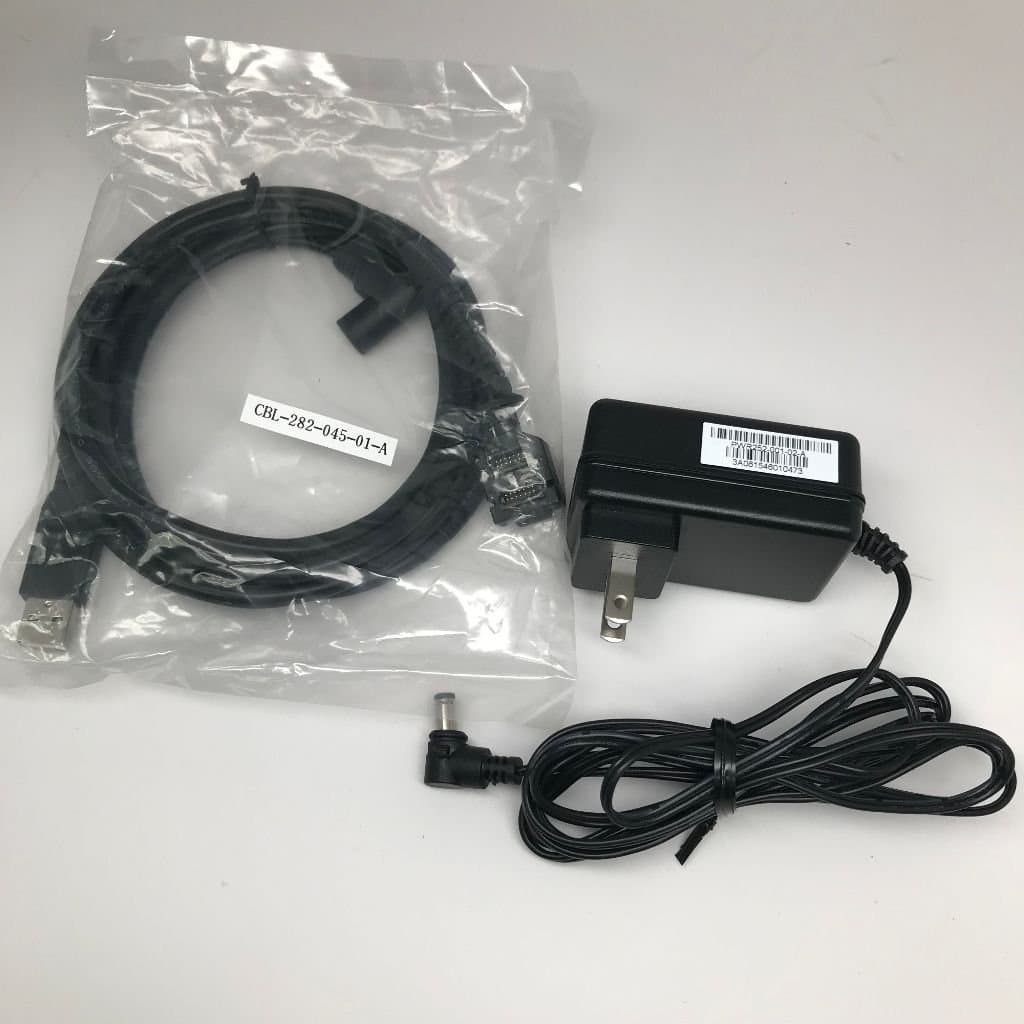 VeriFone VX805/VX820 USB Cable 2M Cable (CBL-282-045-01-A ) and Power Supply Cable (PWR252-001-02-A)