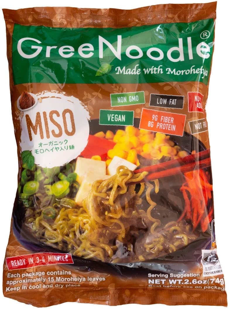 GreeNoodle with Miso Soup (12 count)