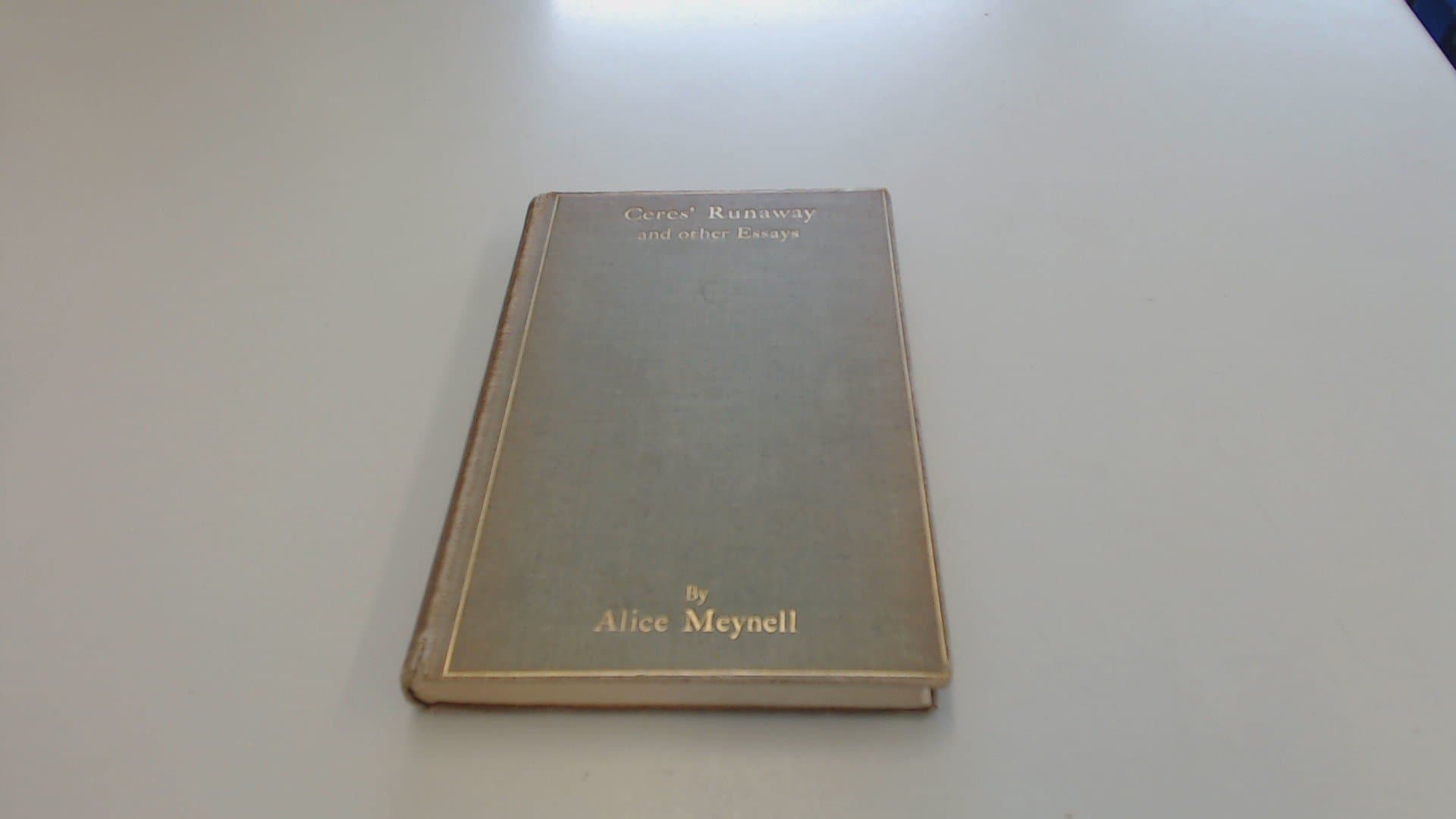 Ceres' runaway & other essays