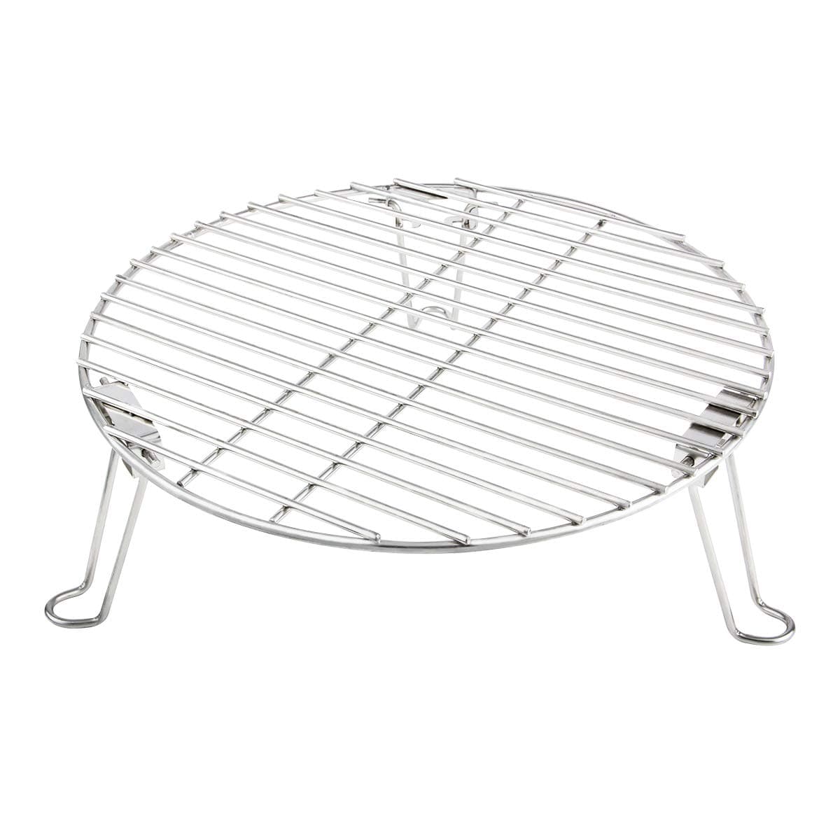 Mydracas Grill Expander Rack Stack Rack Expansion Grilling Rack Stainless Steel Fit Large & XL Big Green Egg Weber Kettle 22 Inches Charcoal Grill Kamado Joe,18" or Bigger Diameter Grill