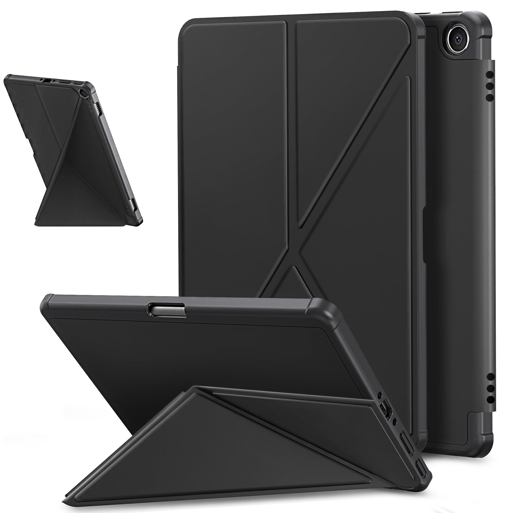E NET-CASE Case for Amazon Kindle Fire Max 11 Tablet (13th Generation, 2023 Release) 11"-Slim Folding Stand Cover for Fire 11 Max Tablet with Auto Sleep/Wake,Black