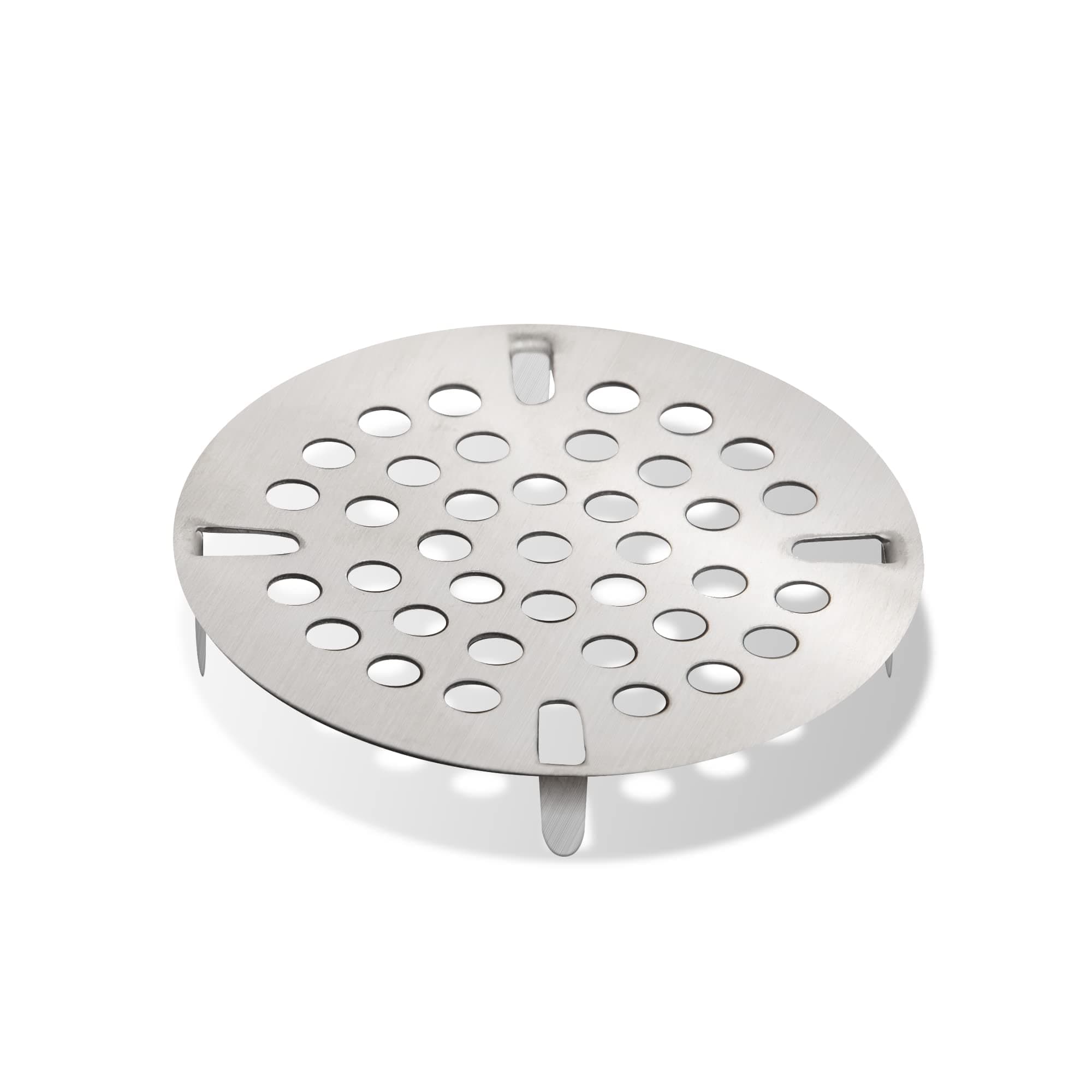 3-inch Commercial Sink Strainer, Flat Kitchen Sink Strainer with Tabs, Install on 3-inch Sink Drain, Durable Sink Strainer Basket Alternative for Twist Waste Drain on 3 Compartment Sink