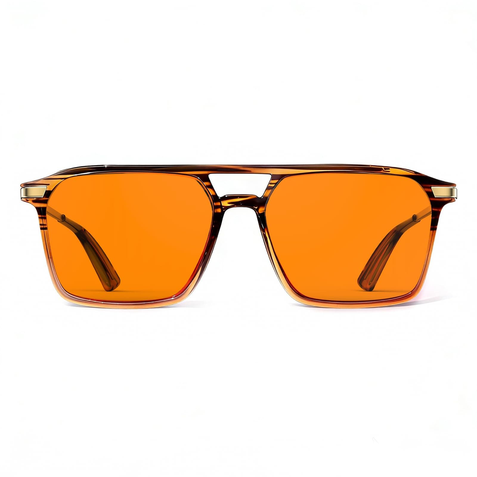 Goiteia 100% Orange Blue Light Blocking Glasses-Amber Tint Gaming Glasses for Better Sleep/Eyes Strain/Light Sensitive-Ultra Light & Spring Hinges for Better Comfort