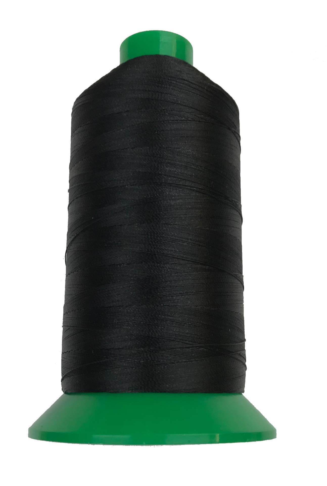 Serabond Bonded #92 Polyester Thread - UV Resistant and Heavy Duty Thread Sewing - Extra Strong Upholstery Thread - Can Be Used On Home Sewing Machines (Black, 8 oz Spool)