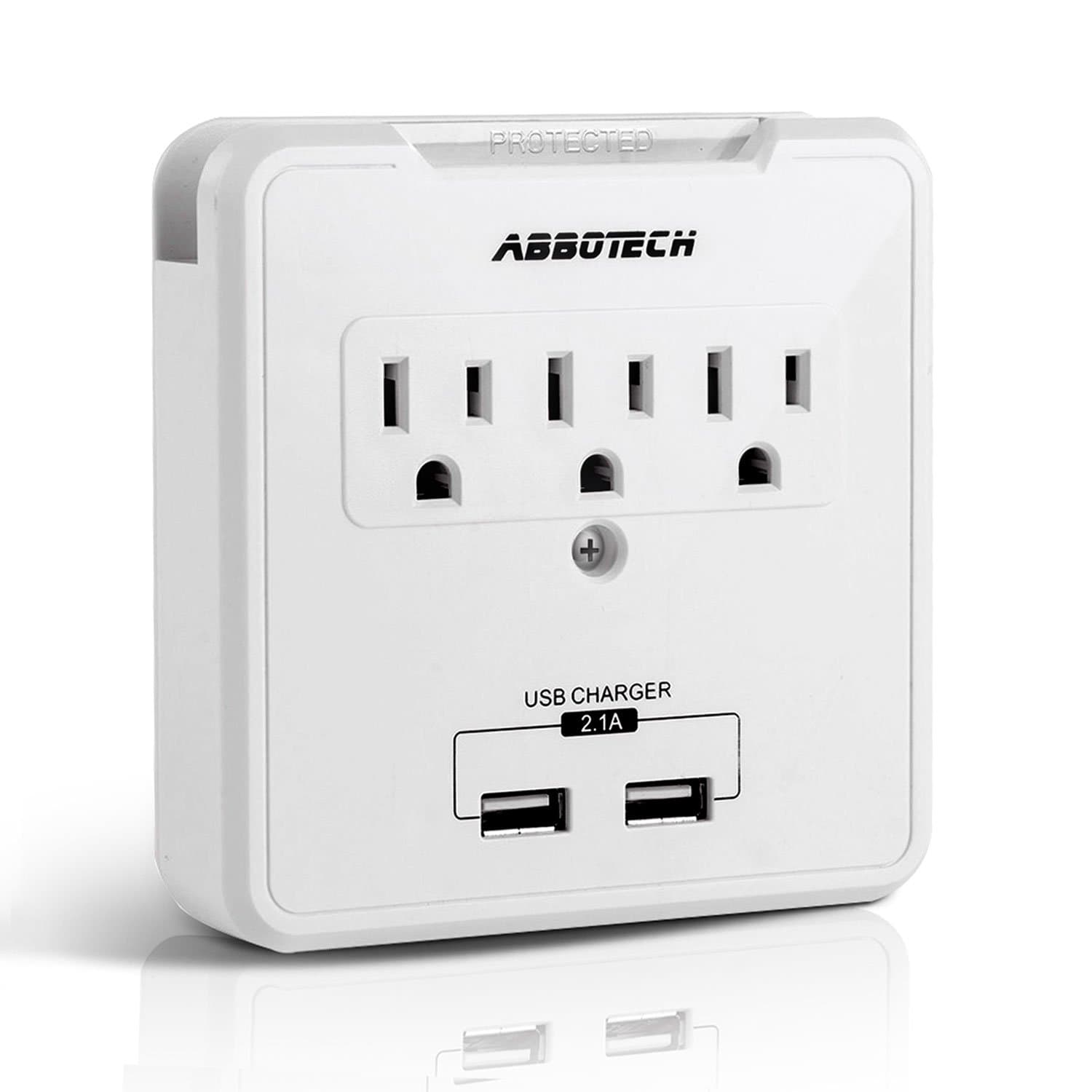 AbboTech Light Switch With Wall Plates Included,Decorative ON/OFF Wall Switch Single Pole,15A,120-270V,Residential&Commercial Grade,10 Pack,UL Listed,White (three way)