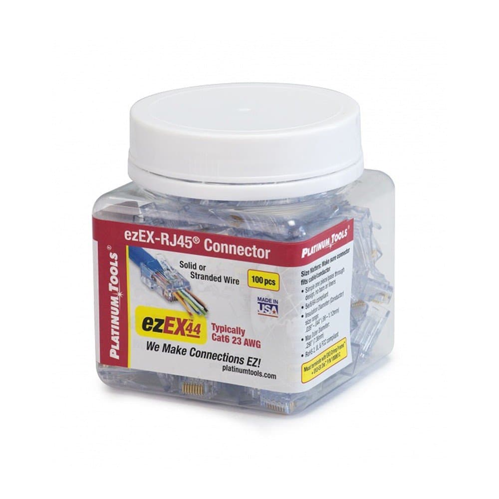 Ezex44 Connector 100/Jar Accessory Box (202044J)