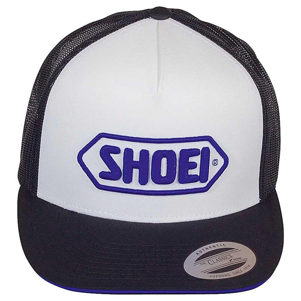 Shoei Trucker-White (Blue Logo)