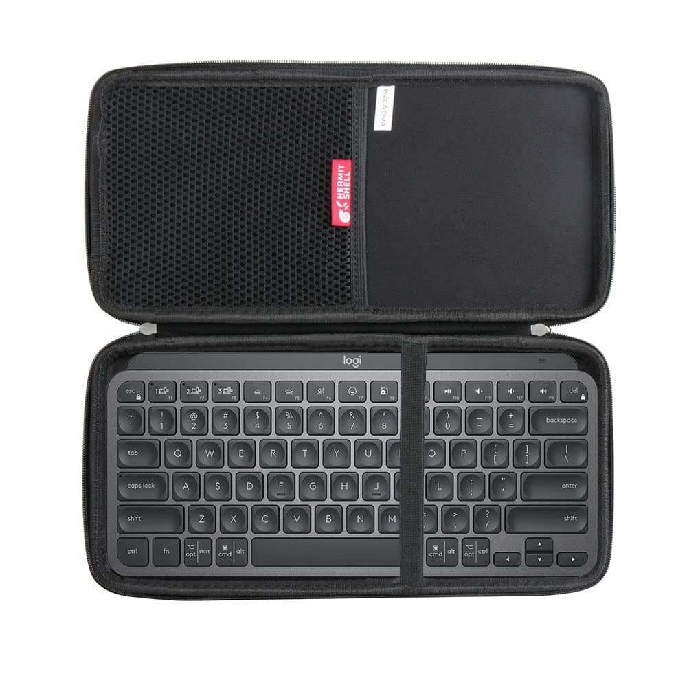 Hermitshell Hard Travel Case for Logitech MX Keys Mini Minimalist Wireless Illuminated Keyboard (Black)