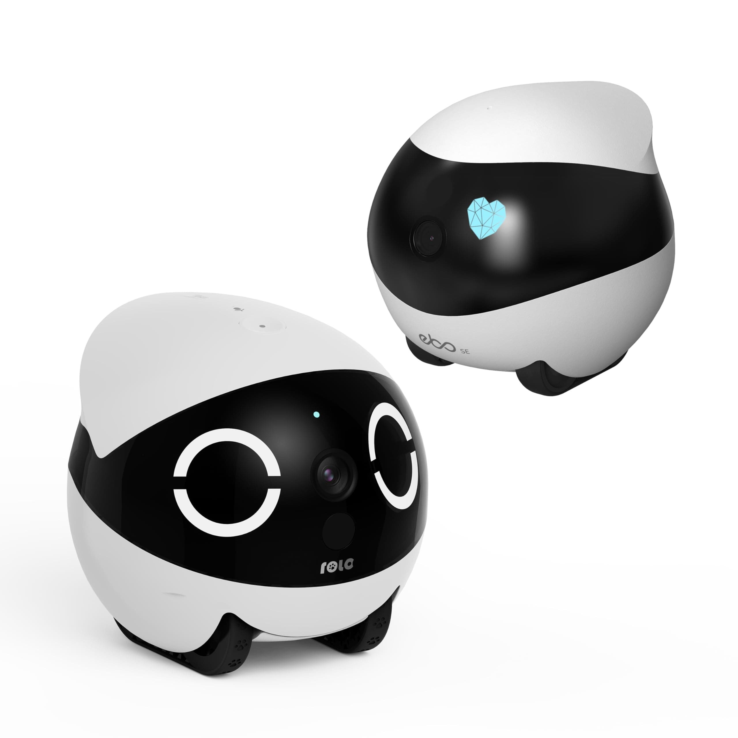 SE 1080P Movable Camera + ROLA Mini 2K Pet Camera Robot