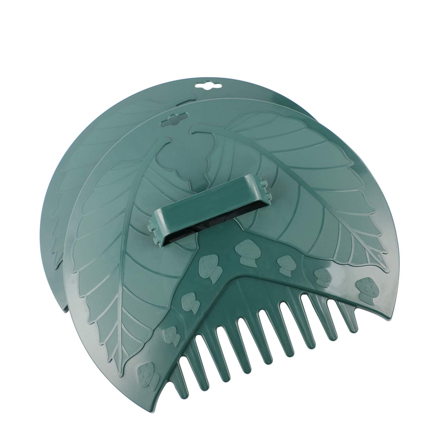 ORIENTOOLS Leaf grabber Ergonomic Yard Hand Rakes Durable Leaf Scoops for Picking Up Leaves Grass Clippings Garbage Garden grabber, Set Of 2