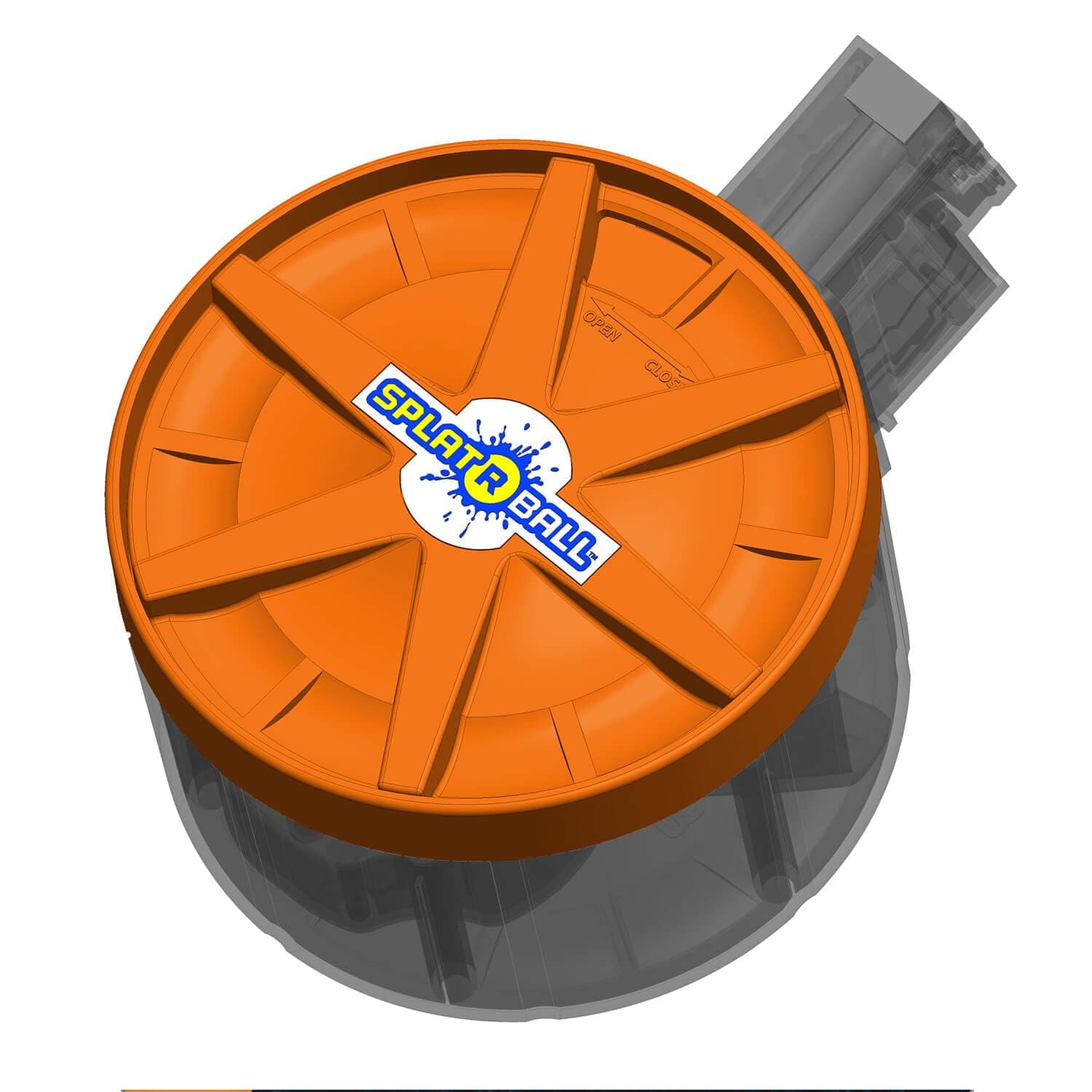 Orange 800 Round Drum Magazine