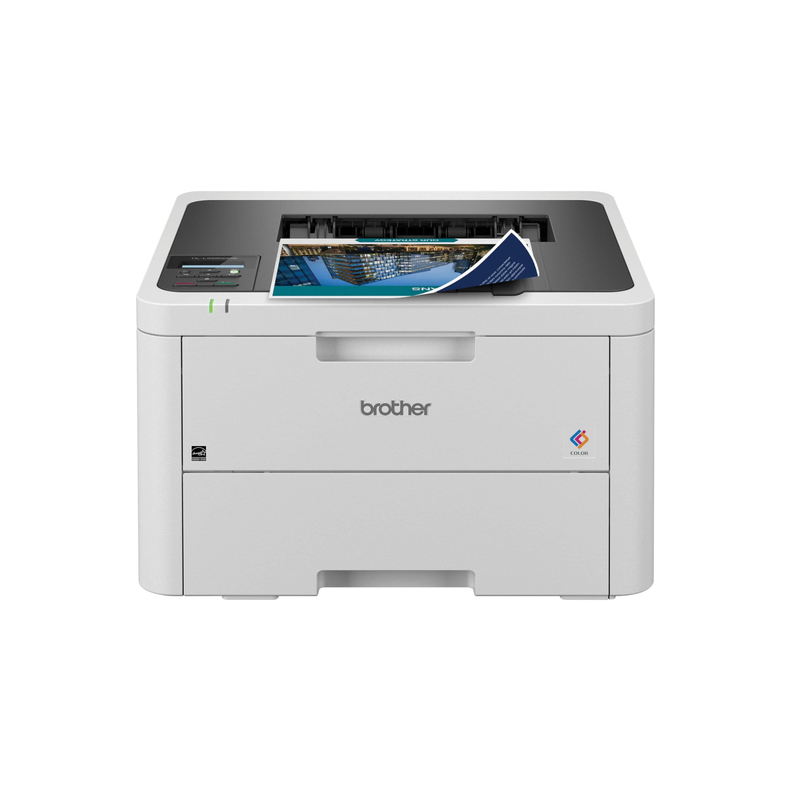 Color Laser Printer with Wireless Printing Fast 19 PPM Output, Duplex Feature, Mobile Device Compatible, 250-Sheet Paper Tray for Professional Home Office Printing (HL-L3220CDW)