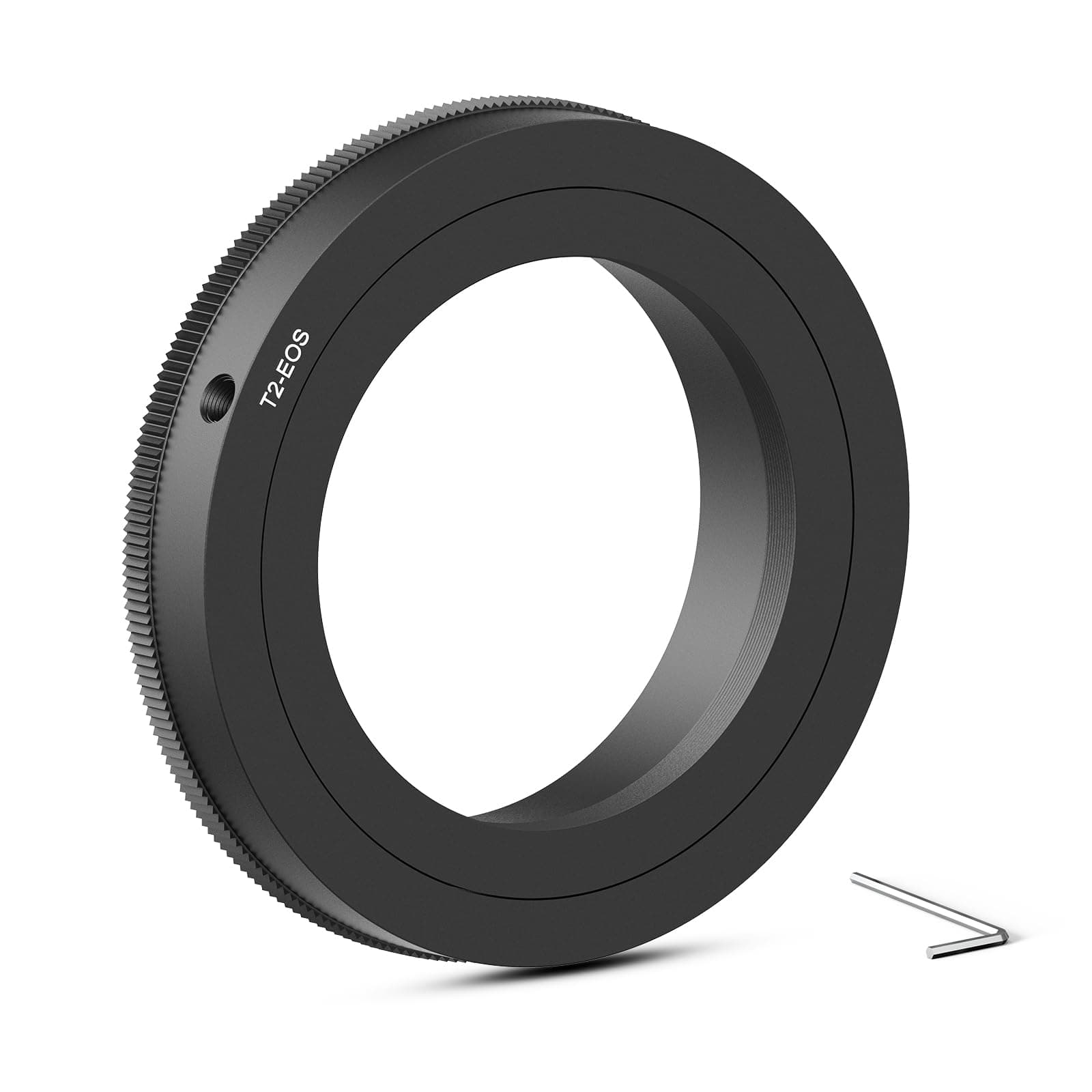 Lightdow T/T2 Mount Lens Adapter Ring for Canon EOS Rebel T3 T3i T4i T5 T5i T6 T6i T6s T7 T7i SL1 SL2 6D 7D 7D 60D 70D 77D 80D 5D II/III/IV DSLR Camera