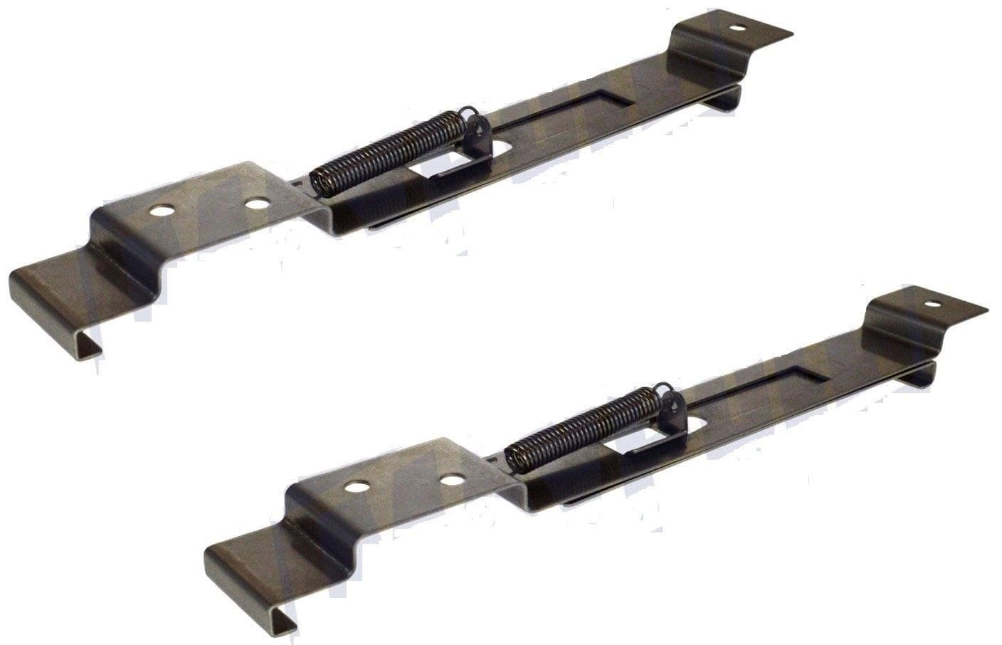 Maypole 2 x LARGE SQUARE SPRING NUMBER PLATE HOLDER LARGE TRAILER CARAVAN MP3415B