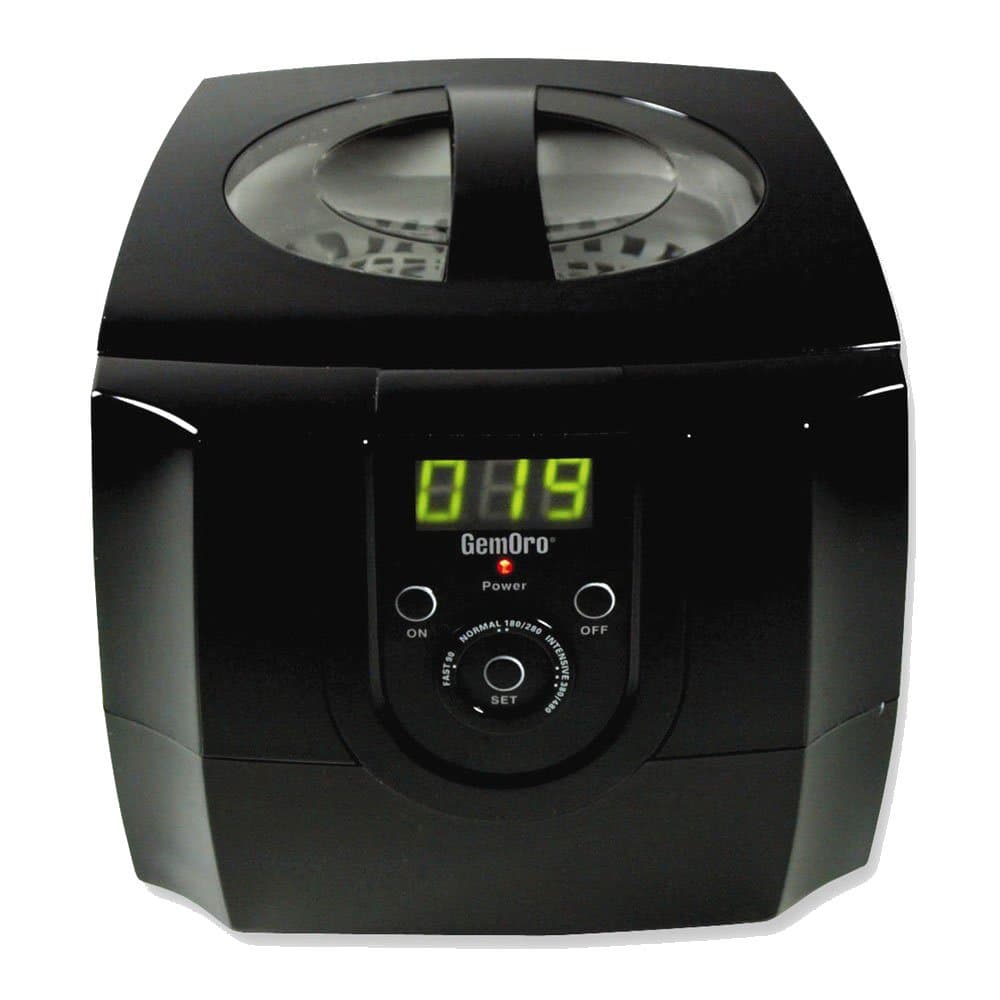 GemOro 1.2 Quart Ultrasonic Cleaner (BLACK)