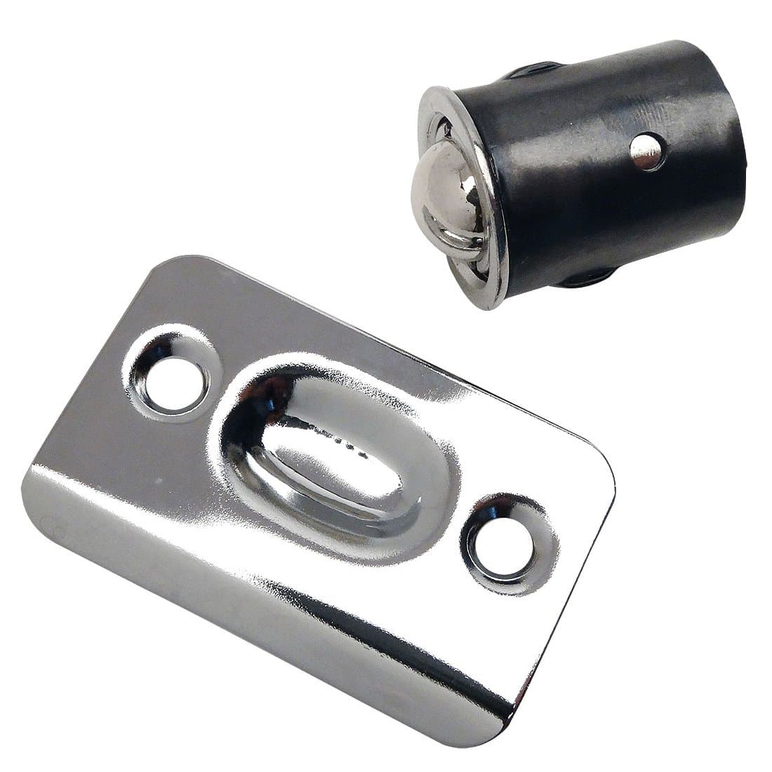 Bullet Catch Drive-In Ball Dull Chrome