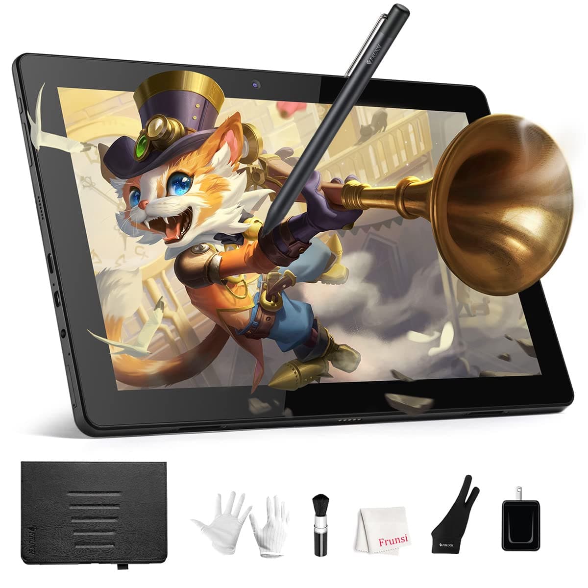 RubensTab T11 Pro standalone Drawing Tablet No Computer Needed,10.1 inch FHD Display,Octa-Core CPU,Pre-Installed Drawing Apps & Tutorials,More Bonus Items for Beginners, Artists, Students