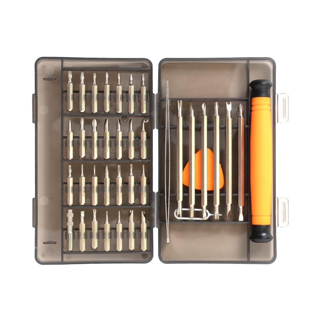 TEC TAVAKKAL 39 in 1 Interchangeable Multipurpose Mini Screwdriver Set Magnetic Slot Wrench Bits Repair Tools Kit Set Combination Screwdriver Set for Home Appliance, Laptop, Mobile, Computer