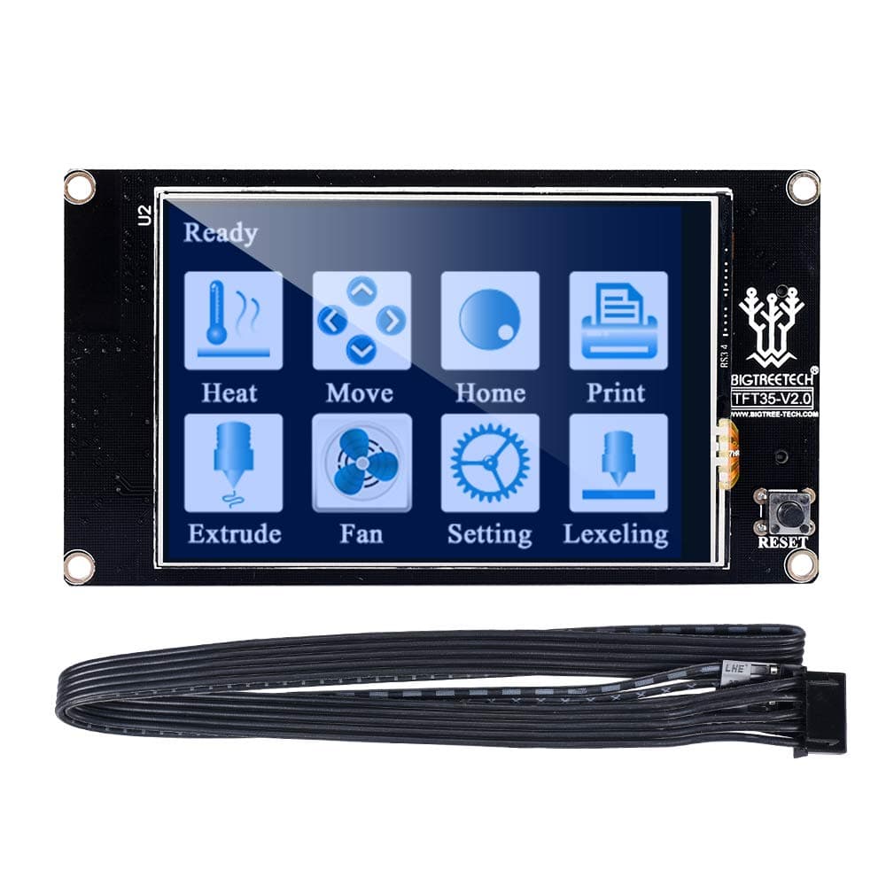 BIGTREETECH 3D Printer Parts TFT35 V2.0 Touch Screen Display 3.5 Inch RepRap Smart Controller Panel Compatible with MKS GEN V1.4 Control Board