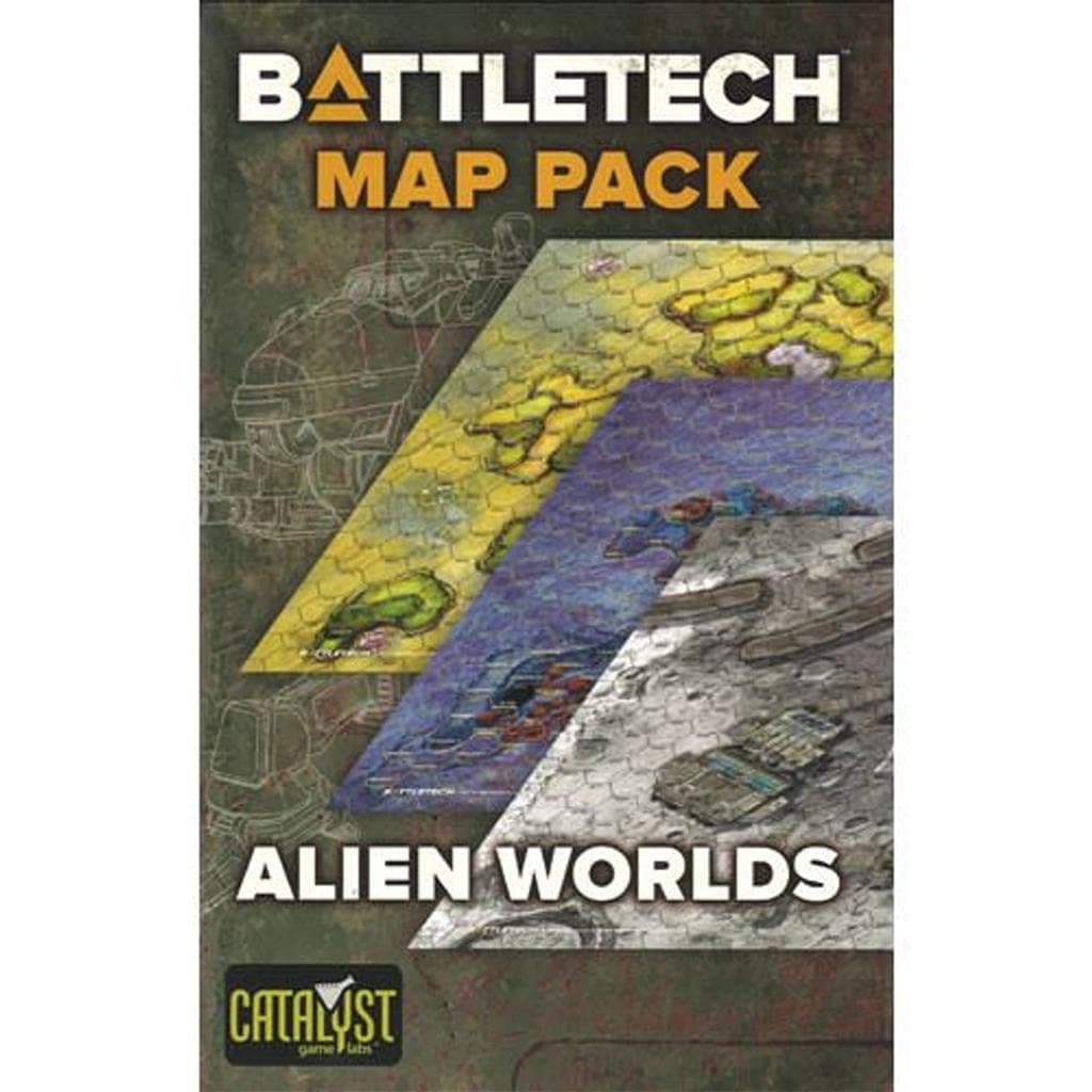 Catalyst Game LabsBattleTech | Map Pack | Alien Worlds | Expansion | Miniature Game Ages 14+