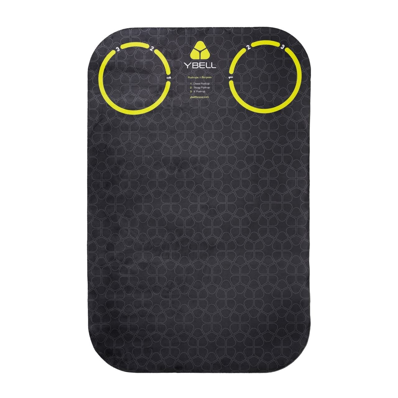 YBell Exercise Mat | Perfect Size for Ground-based HIIT and HIRT Exercises | Non-slip, Sweat Resistant and Easy to Clean