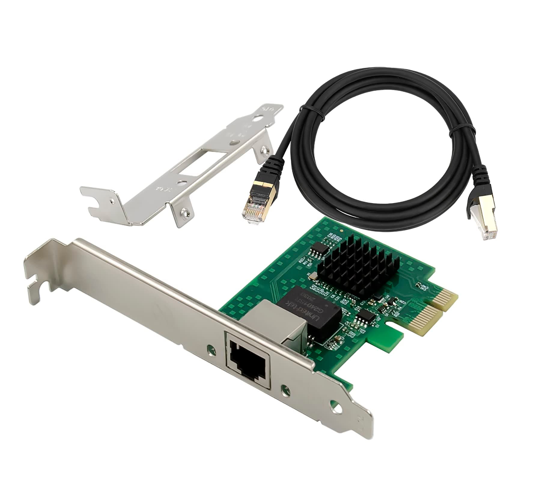 PCIe 3.1 2.5GBase-T Network Adapter with Intel I225-V / I226-V 2500/1000/100Mbps PCI Express Gigabit Ethernet NIC Card RJ45 LAN Controller for Windows 10/11 with Low Profile Bracket