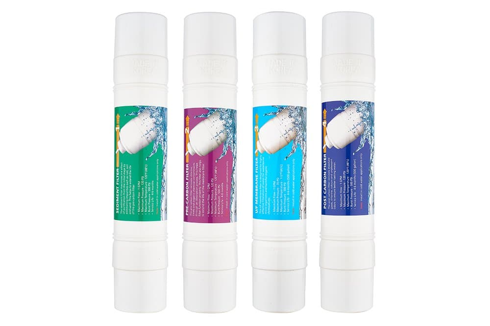 Filter-RS-500-RO-2YR Sediment, Pre-Carbon, Post-Carbon Inline Filters + 100 GPD Reverse Osmosis Membrane