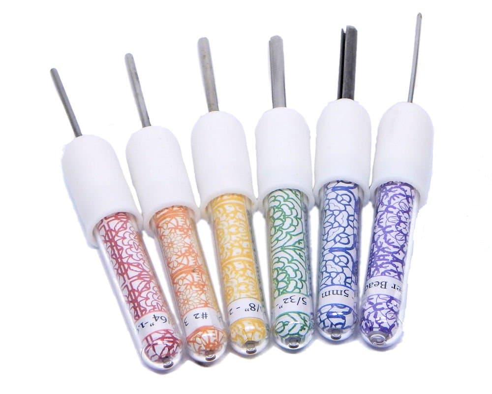 Rainbow Filigree, 5 Slotted Paper Bead Rollers