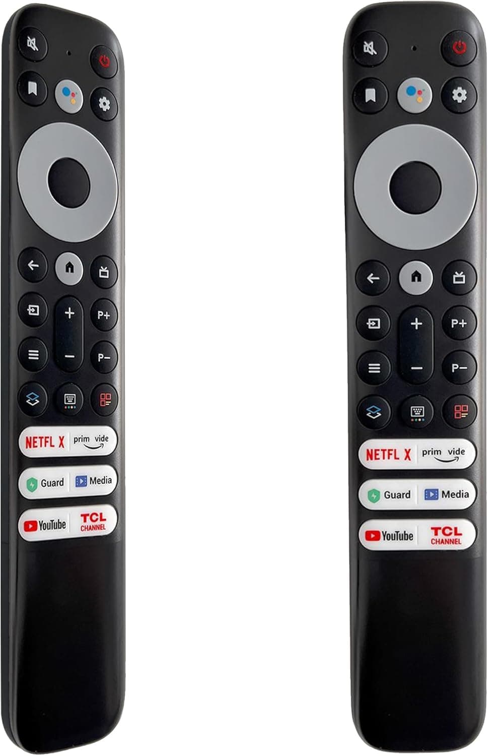 Replacement Remote Control RC902V for TCL Google Smart TV With Netflix, Prim Vido, YouTube, Guard, Media and TCL Channel (No Voice Function)