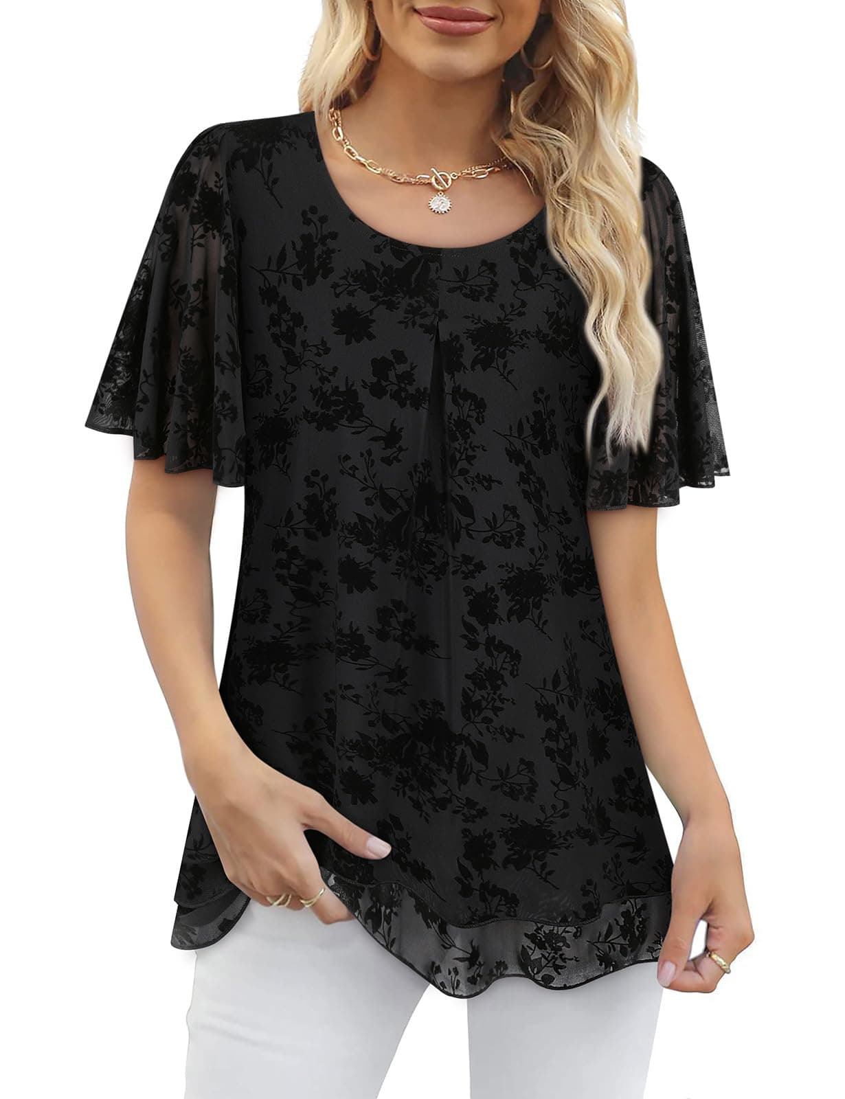 LuraneeShort Sleeve Blouse