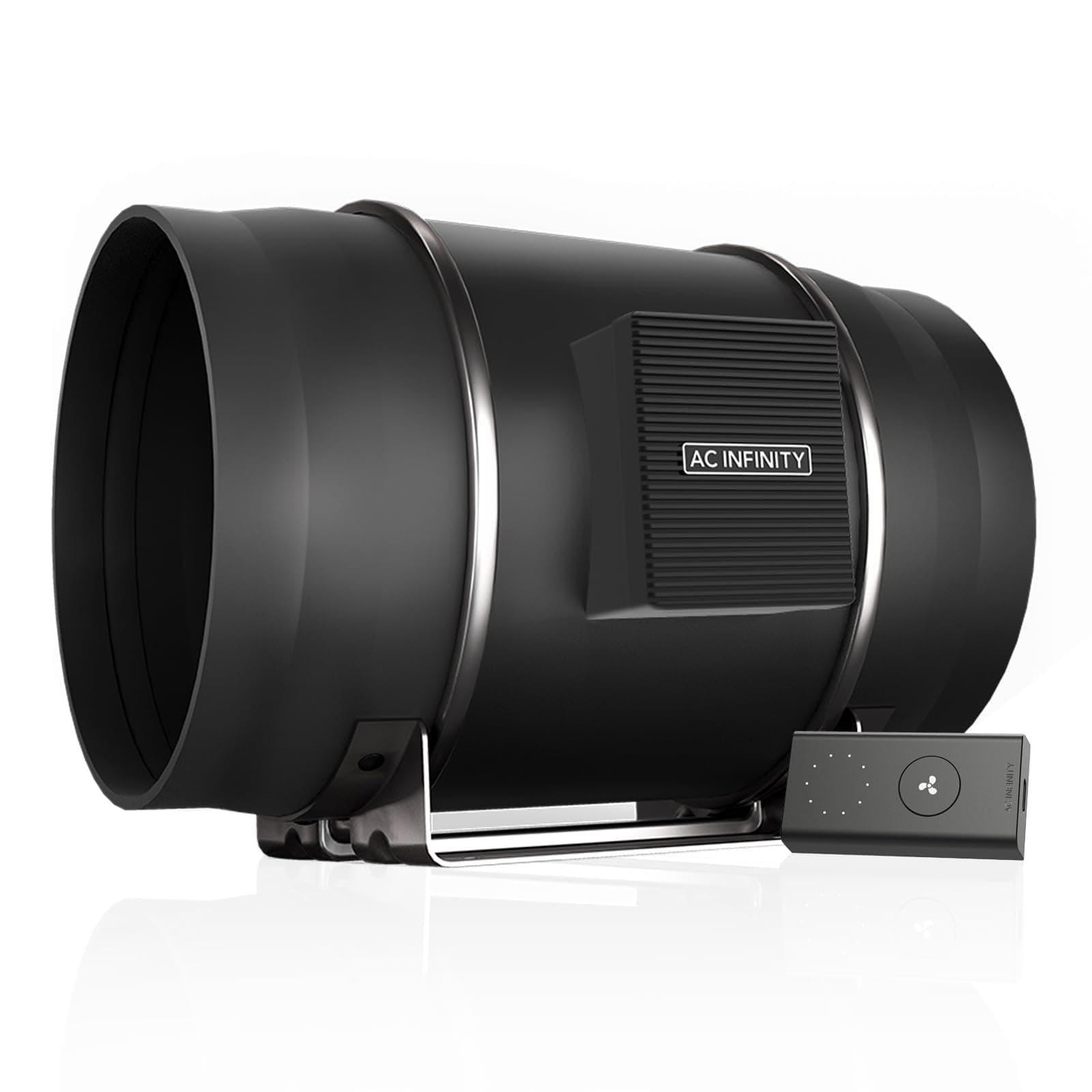 AC Infinity CLOUDLINE PRO S12, Quiet 12” Inline Duct Fan with Speed Controller - EC Motor Ventilation Exhaust Fan for Heating Cooling Booster, Grow Tents, Hydroponics