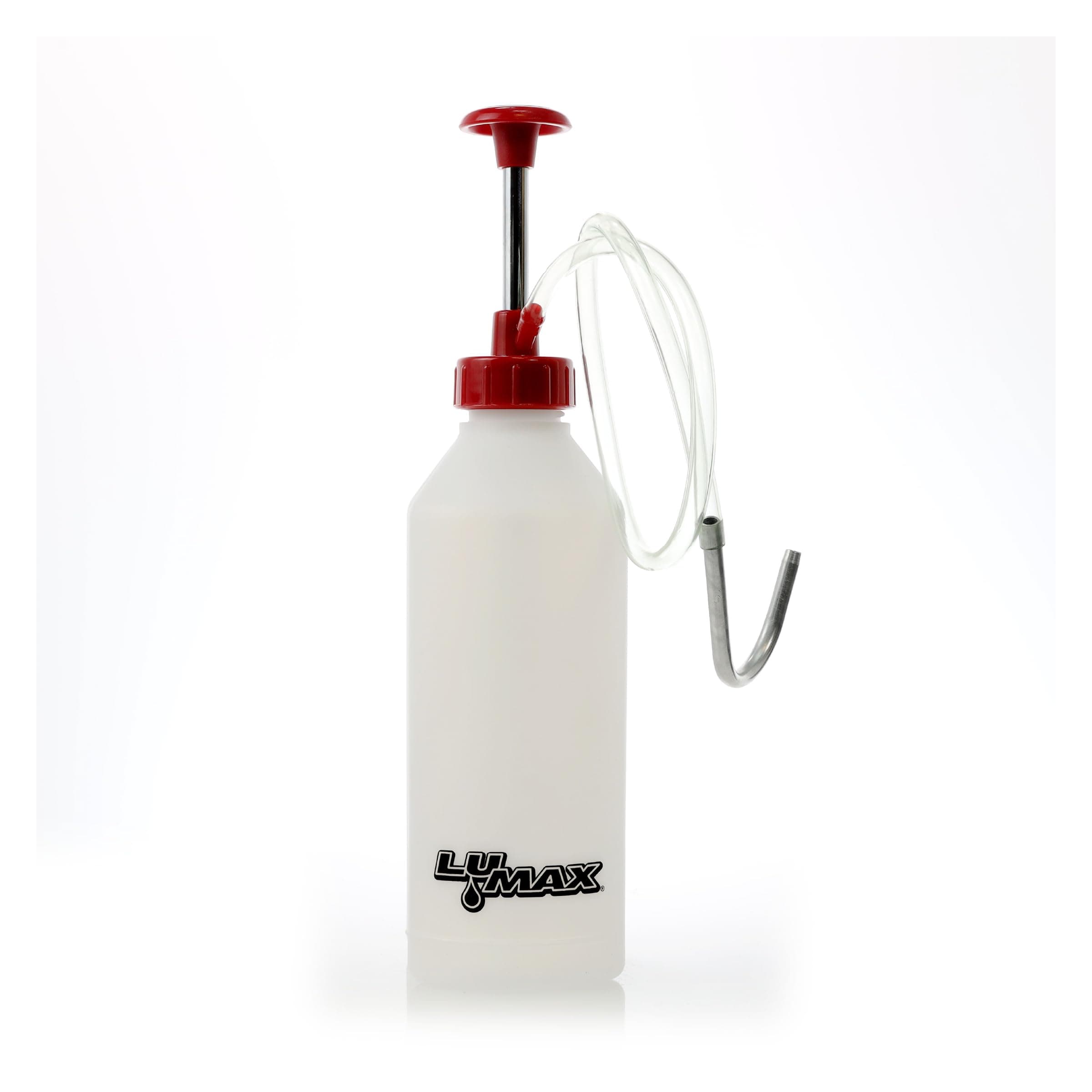 LX-1341 Multi-Purpose Oil Pump Suitable for precise dispensing of Fluids in tough-to-reach places in Tools, Equipment, Machinery and Vehicles. 1 Qt. (1 L) Capacity Bottle.
