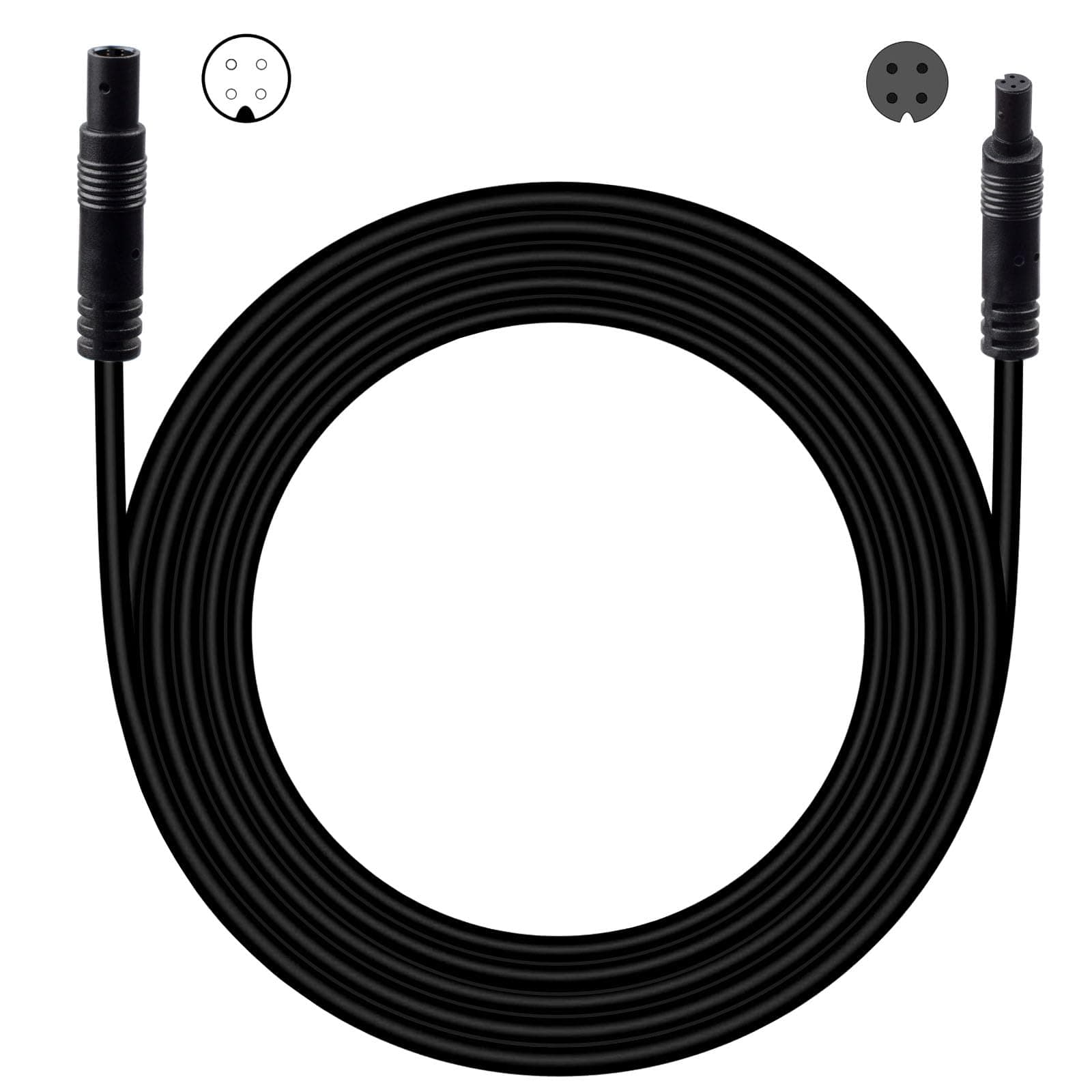 4 Pin Backup Camera Extension Cable(10 Ft 4P) Dash Cam Rear View Camera Extension Cord, 3M Mirror Dashcam Rear Camera Extension Cable, Reverse Camera Extension Wire