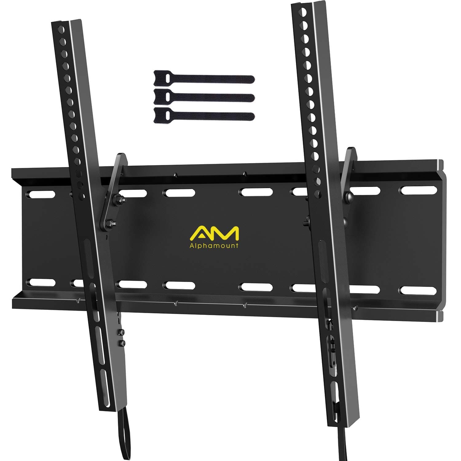 Tilting TV Wall Mount Bracket for 23-55 Inch LED LCD OLED Flat Screen/Curved TVs-Low Profile TV Wall Mount Holds up to 115lbs-Easy Install with All Hardware Included, Max VESA 400x400mm APPSMTK1