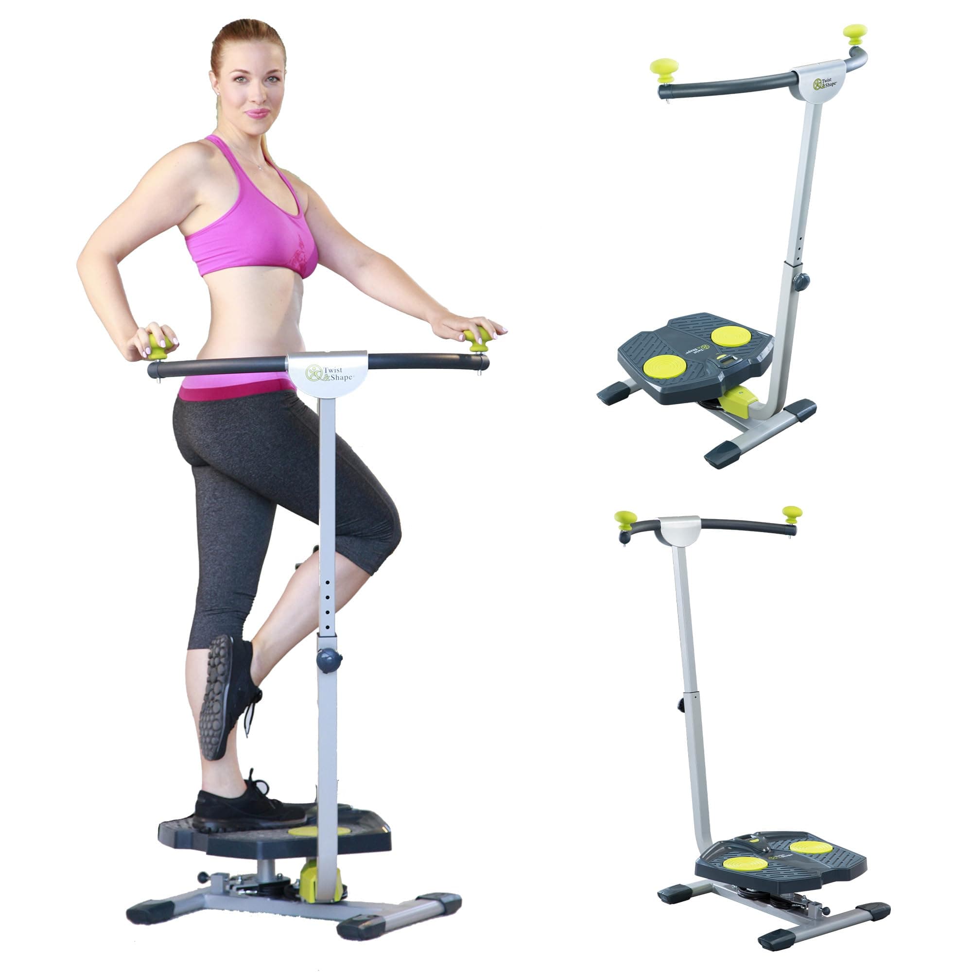 Twist and Shape Exercise Equipment for Home Use - Foldable Abs Trainer and Strength Training Gym Equipment for Men and Women - Perfect for Core, Legs, and Home Workout